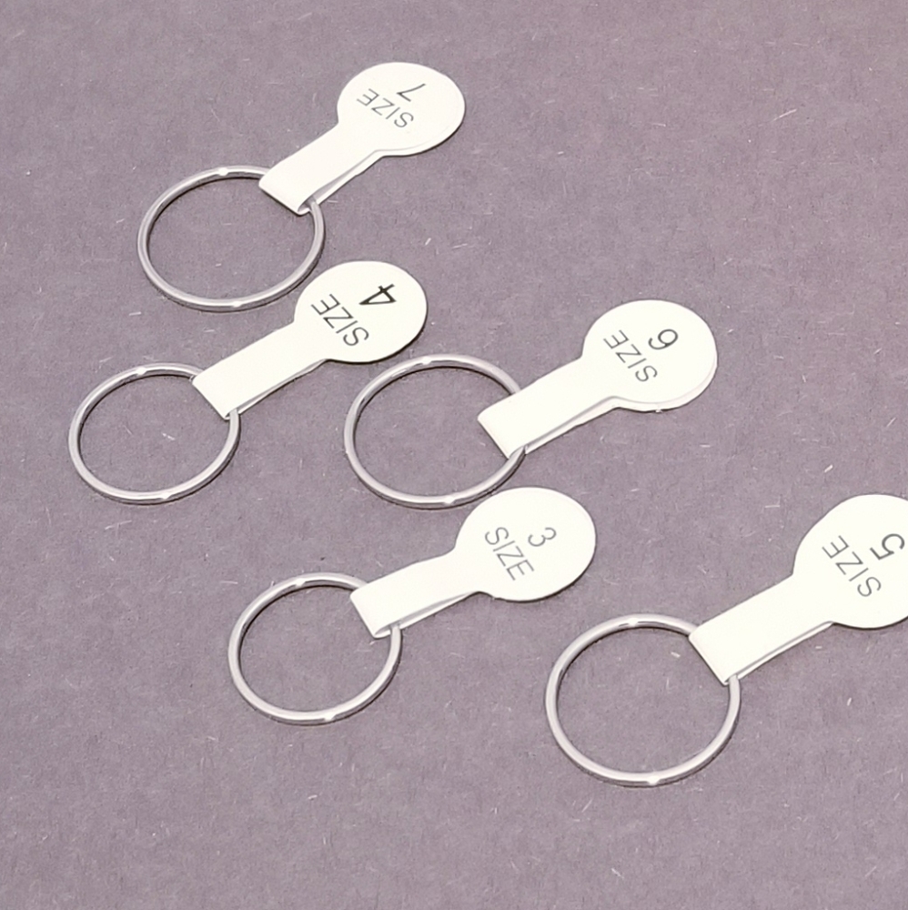 Set of 5 Stacking Rings (Silver)💍